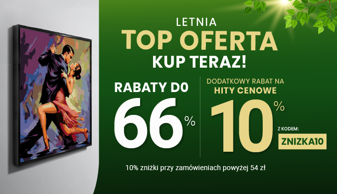 Rabaty do 66 % + extra rabat 10 %