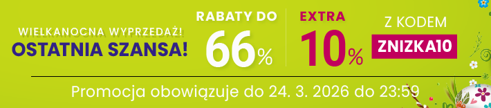 Rabaty do 66 % + extra rabat 10 %