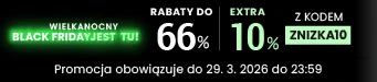 Rabaty do 66 % + extra rabat 10 %