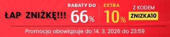 Rabaty do 66 % + extra rabat 10 %