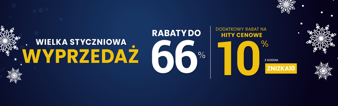 Rabaty do 66 % + extra rabat 15 %