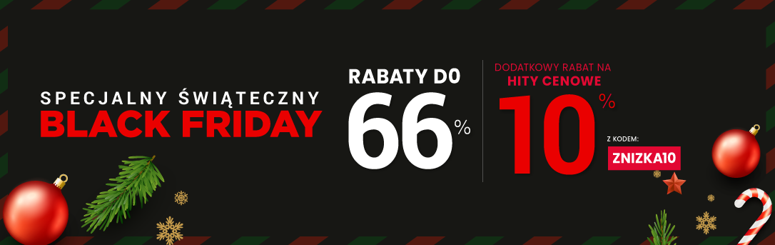Rabaty do 66 % + extra rabat 10 %