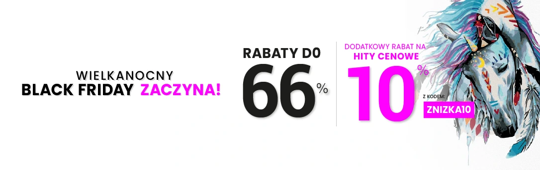 Rabaty do 66 % + extra rabat 10 %