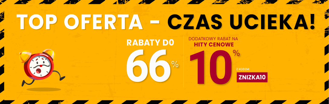 Rabaty do 66 % + extra rabat 10 %