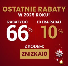 Rabaty do 66 % + extra rabat 10 %