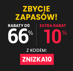 Rabaty do 66 % + extra rabat 10 %