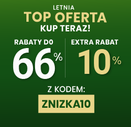 Rabaty do 66 % + extra rabat 10 %