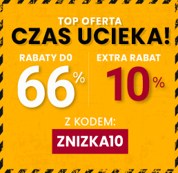 Rabaty do 66 % + extra rabat 10 %