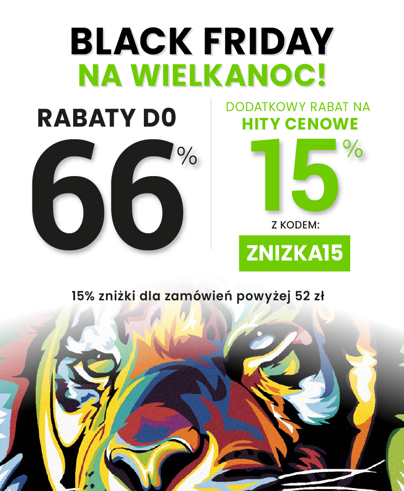 Rabaty do 66 % + extra rabat 15 %