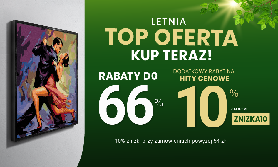Rabaty do 66 % + extra rabat 10 %