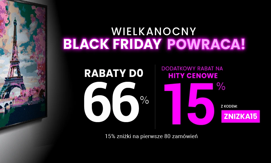 Rabaty do 66 % + extra rabat 15 %