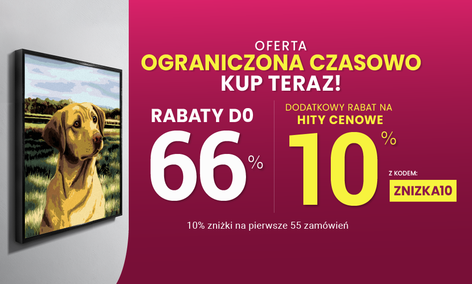 Rabaty do 66 % + extra rabat 10 %