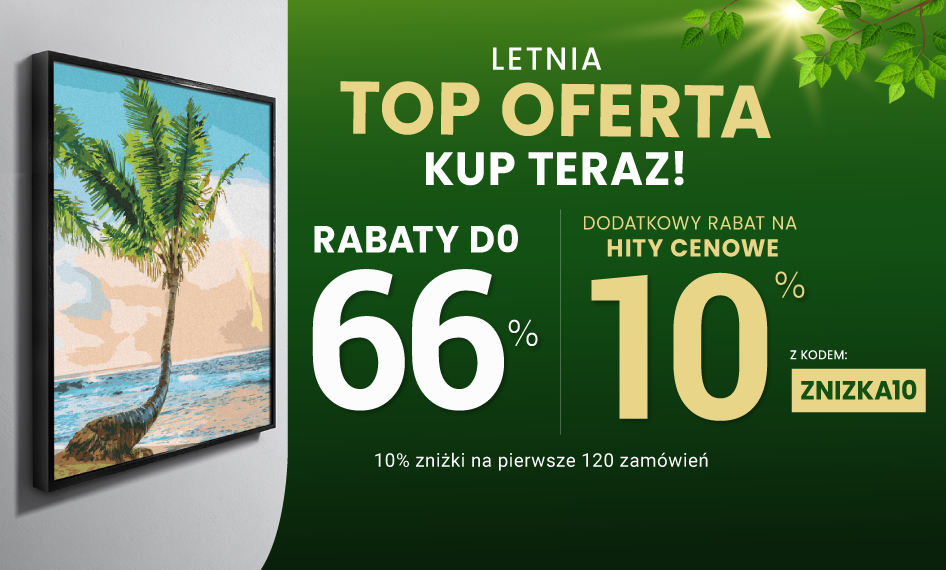 Rabaty do 66 % + extra rabat 10 %