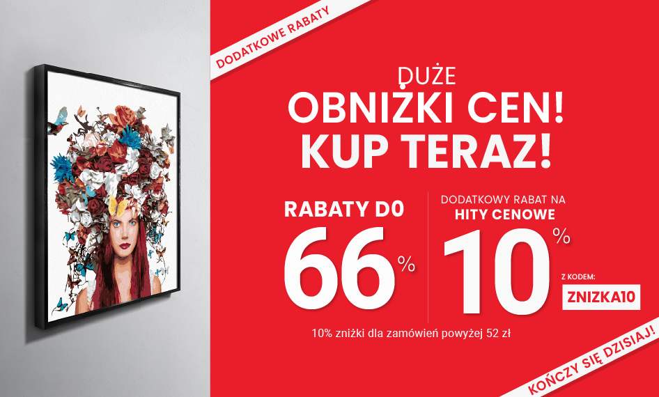 Rabaty do 66 % + extra rabat 10 %
