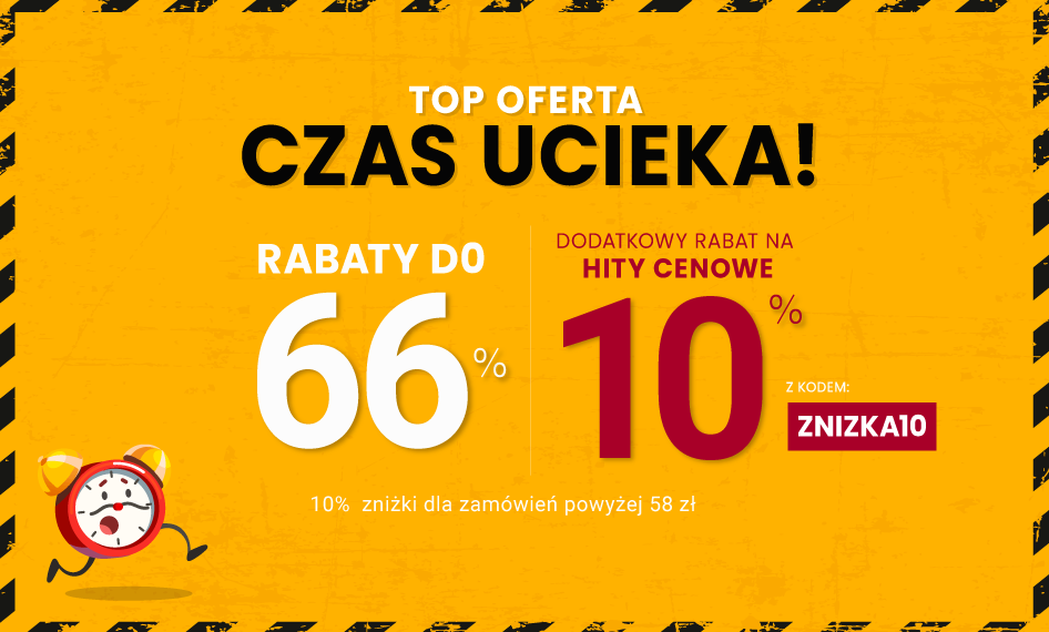Rabaty do 66 % + extra rabat 10 %