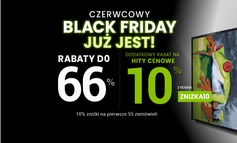 Rabaty do 66 % + extra rabat 10 %