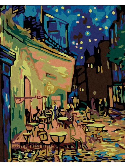 Haft diamentowy - Nocna kawiarnia (Van Gogh)