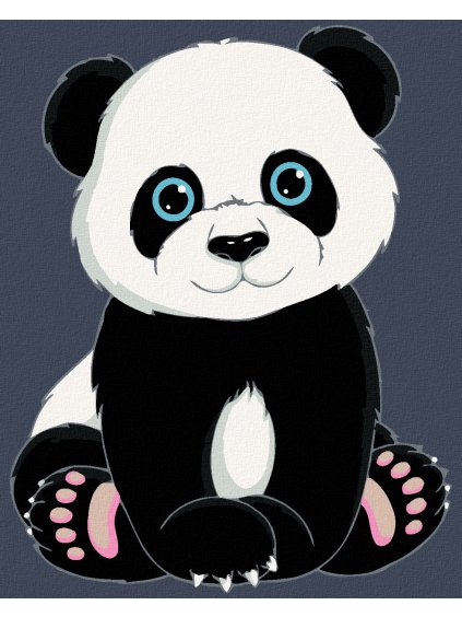 Haft diamentowy - Urocza panda