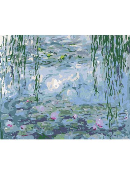 Haft diamentowy - Lilie wodne (Claude Monet)