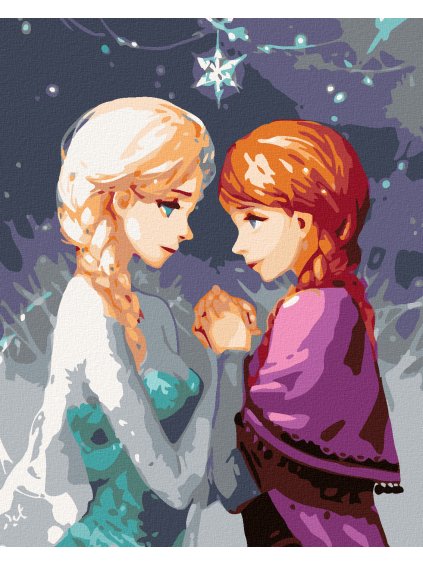 Haft diamentowy - Frozen - Kraina Lodu - Elza i Anna