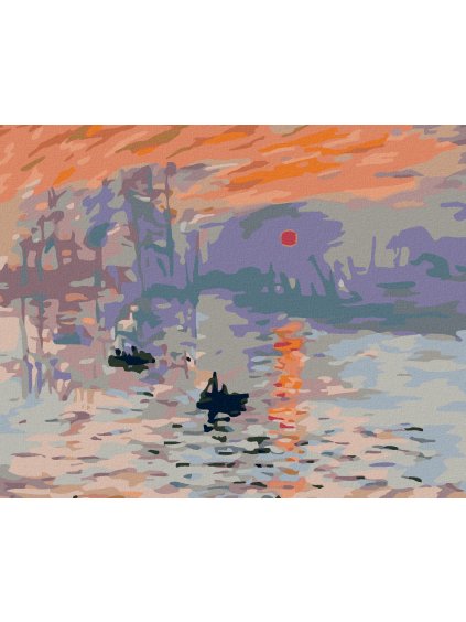 Haft diamentowy - Wschód słońca Claude Monet