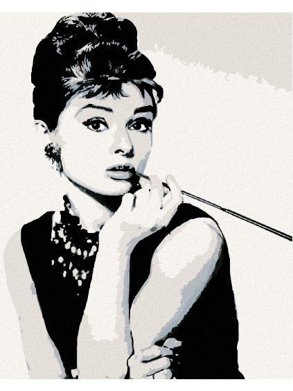 Haft diamentowy - Audrey Hepburn Cigarello