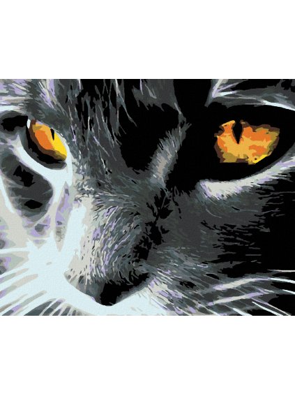 Haft diamentowy - Przestraszone koty