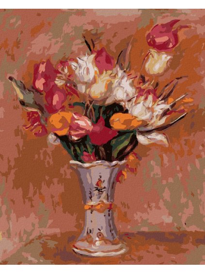 Haft diamentowy - TULIPANY (PIERRE-AUGUSTE RENOIR)