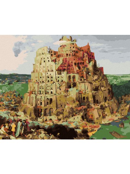 Haft diamentowy - WIEŻA BABEL (PIETER BRUEGEL)