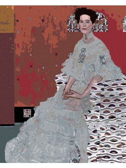 Haft diamentowy - PORTRET FRITZY RIEDLER (G. KLIMT)