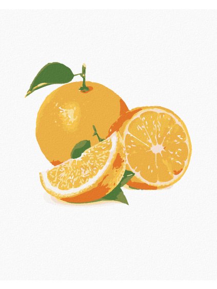 Haft diamentowy - Pomarańcza