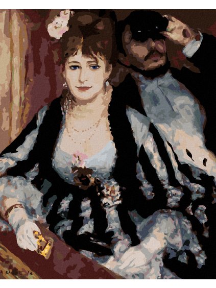 Haft diamentowy - LOŻA TEATRALNA (PIERRE-AUGUSTE RENOIR)