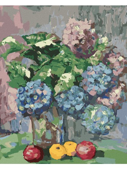 Haft diamentowy - BUKIET HORTENSJI