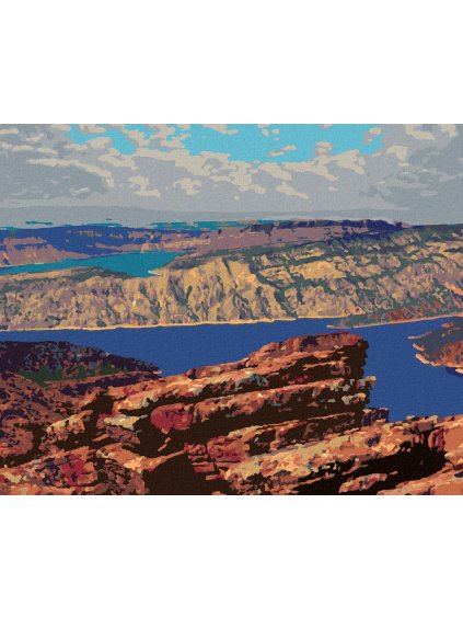 Haft diamentowy - ZBIORNIK WODY FLAMING GORGE