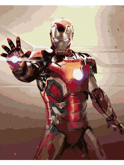 Haft diamentowy - IRON MAN W WALCE