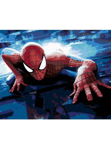 Haft diamentowy - SPIDERMAN NA ŚCIANIE BUDYNKU