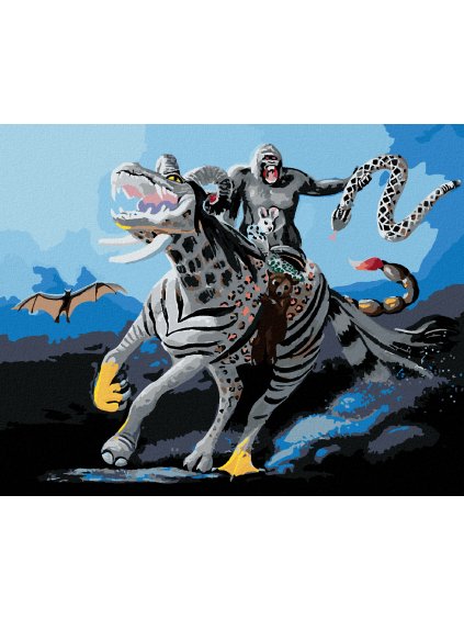 Haft diamentowy - ATAK GORYLI (D. RUSTY RUST)