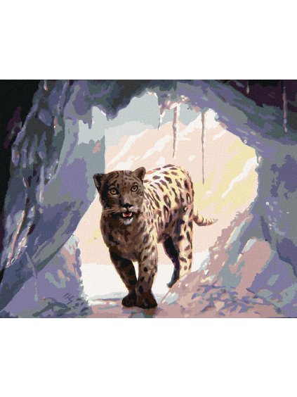 Haft diamentowy - PANTERA ŚNIEŻNA (D. RUSTY RUST)