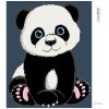 Haft diamentowy - Urocza panda