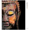 Haft diamentowy - Budda (Wariant płótno bez ramy, Rozmiar 40x50 cm)