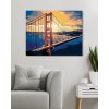 Haft diamentowy - Golden Bridge we wschodzie słońca