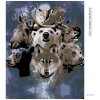 Haft diamentowy - Dzikie zwierzęta