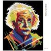 Haft diamentowy - ALBERT EINSTEIN (Wariant płótno bez ramy, Rozmiar 40x50 cm)