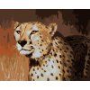 Haft diamentowy - PORTRET GEPARDA (D. RUSTY RUST) (Wariant płótno bez ramy, Rozmiar 40x50 cm)