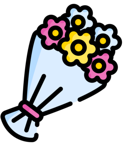 Kytice připravená k darování