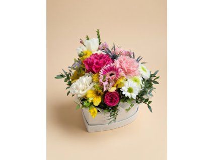 Barevná kompozice v krabičce