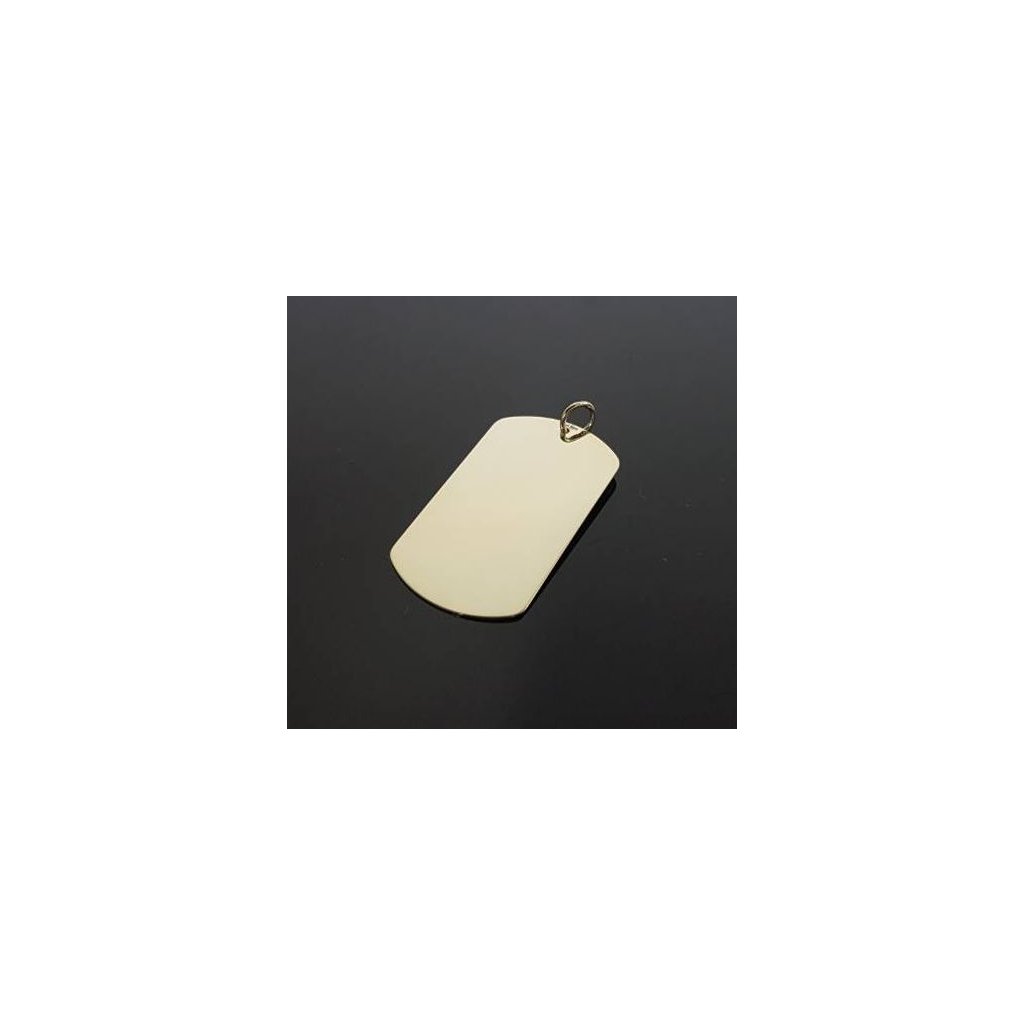 zlaty dog tag