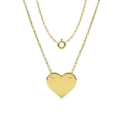 Zlatý náhrdelník so srdiečkom CELEBRITY ŽZ