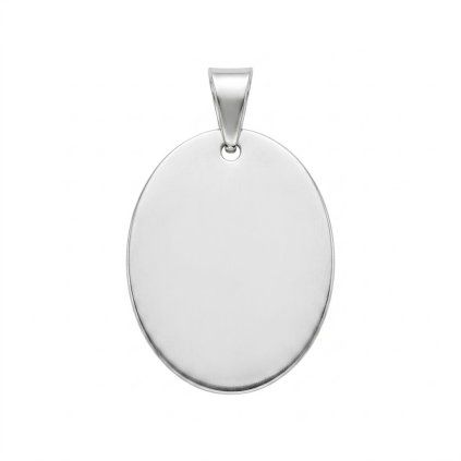 ESHOP strieborný medailon 23x18mm OVÁL .