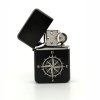 Kovový benzínový zapaľovač čierny 3